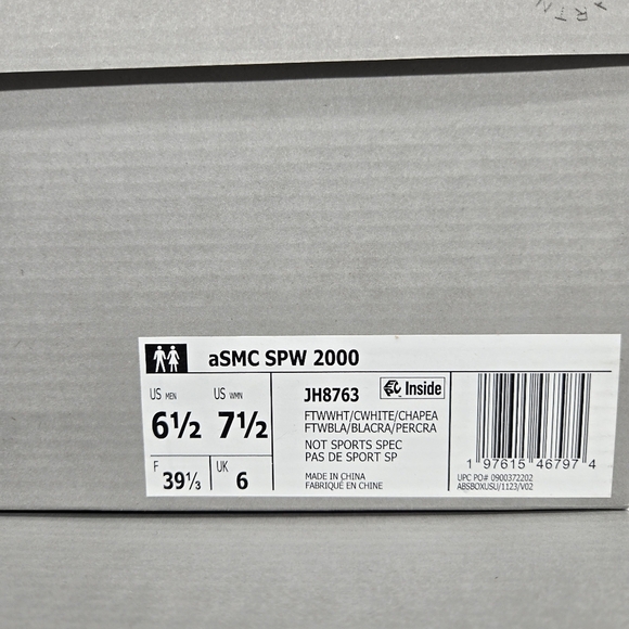 New adidas by Stella McCartney Sportswear 2000 White Women's Shoes Size 7.5 - Picture 8 of 8